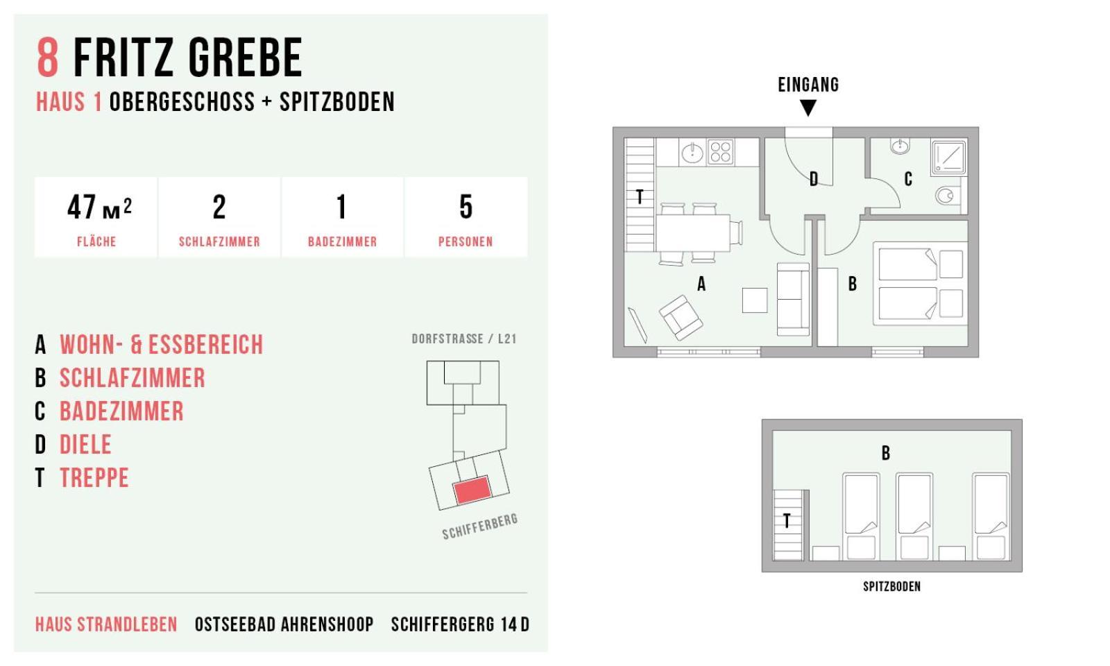 Apartment Strandleben 08 - Fritz Grebe Ahrenshoop